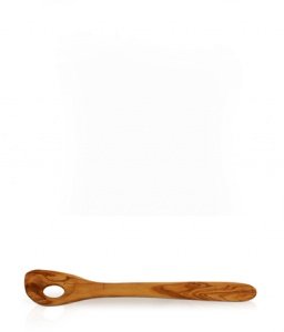 Olive Wood Luxury Kochlöffel mit Loch 35