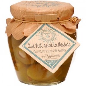 Oliven gefüllt mit Mandeln Mandorle Deli