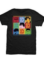 One Direction 9 Squares Damen T-Shirt Sl