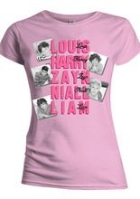 One Direction Names Damen T-Shirt Slim F