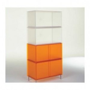 One Regalsystem mit Standfüßen 3421/20 w