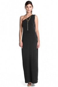 One Shoulder Jersey-Kleid