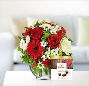 Only for you mit Pralinen Von Herzen