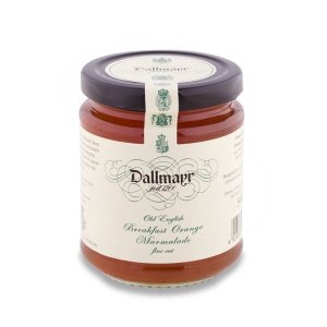 Orangenmarmelade fine cut Dallmayr, Engl