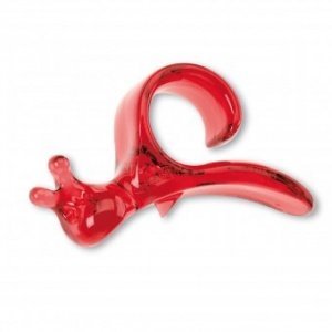 Orangenschäler Emma P. transparent rot