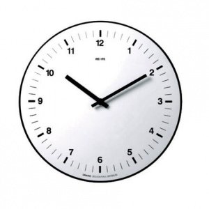 Orario Wanduhr weiß