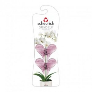 Orchideen-Clips 2er Set transparent pink