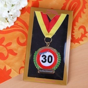 Orden mit Band zum 30. Geburtstag