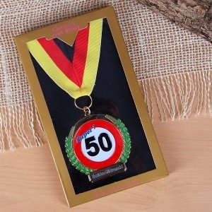 Orden mit Band zum 50. Geburtstag