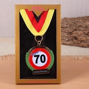 Orden mit Band zum 70. Geburtstag