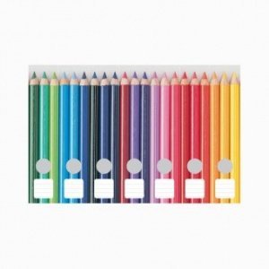 Ordnerrücken Buntstifte