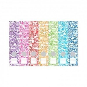 Ordnerrücken Floral Pattern