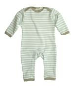 Organics for Kids - Strampler grün-weiß,