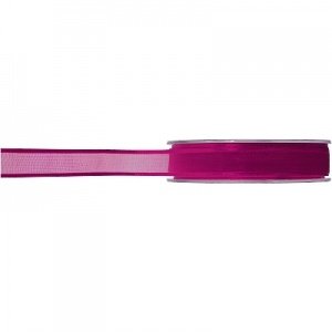 Organzaband, 1,25 cm, 20 m, fuchsia