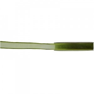 Organzaband, 1,25 cm, 20 m, grün