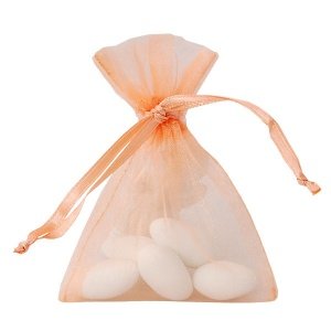 Organzasäckchen Glänzend, apricot
