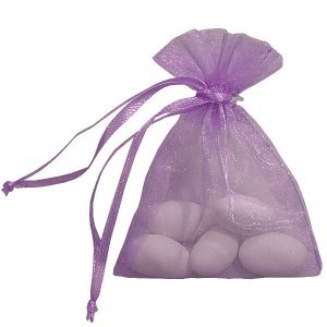 Organzasäckchen Glänzend, flieder
