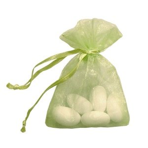 Organzasäckchen Glänzend, hellgrün