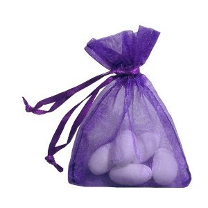 Organzasäckchen Glänzend, lila