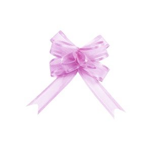 Organzaschleife Mini, lavendel, 5 St.