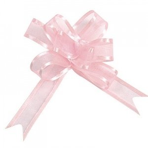 Organzaschleife Mini, rosa, 5 St.