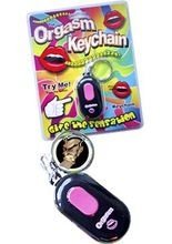 Orgasmus Button - Schlüsselanhänger