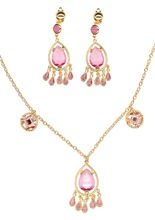 Orient Bauchtänzerin Schmuck-Set gold-ro