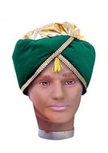 Orientalischer Turban grün-gold