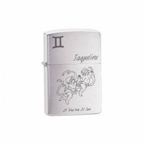 Orig. Zippo® Sturmfeuerzeug *Zwilinge*