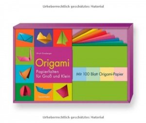Origami-Set: Papierfalten für Groß und Klein. Buch und 100 Blatt Origami-Papier