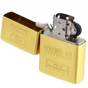 Benzinfeuerzeug Gold