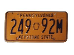 Original PKW-Nummernschild Ohio - The he