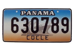 Original US-Grafikschild Panama