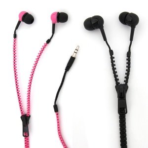 Originelle Reißverschluss-Kopfhörer