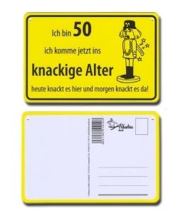 Ortsschild *50* ...knackiges Alter