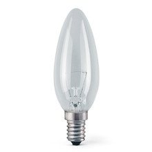 Osram - Kerzen-Glühlampe, 40W, Klar, E14