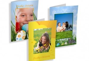 Oster-Klappkarte Hoch