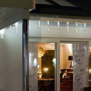 Outdoor- LED-Lichterkette Schneefall 6 Z