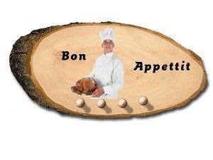 Ovales Schlüsselbrett aus Holz mit Ihrem