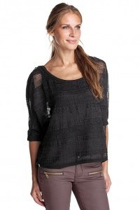 Oversize Spitzen-Shirt