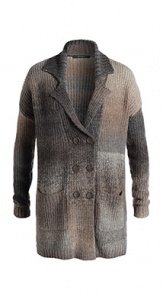 Oversized Multicolor Grobstrick Cardigan