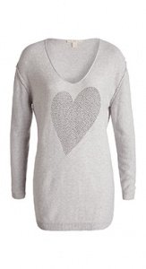 Oversized Nieten-Pulli