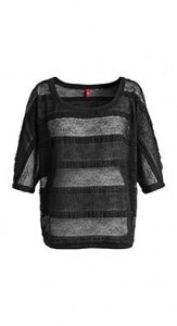 Oversized Spitzen-Shirt