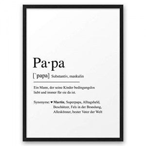 PAPA Definition Kunstdruck