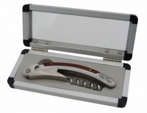 PATRON ALU Edelstahl-Holz-Kellnermesser 