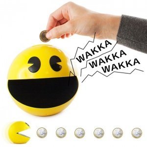 Pac Man Spardose mit Sound