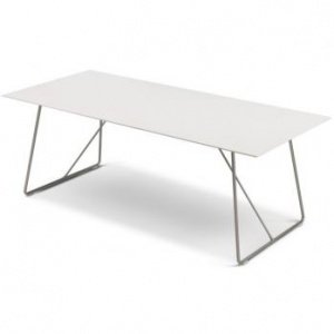 Pacific Tisch Weiss/Edelstahl von Skager