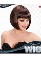 Pagenkopf Perücke mit Pony braun