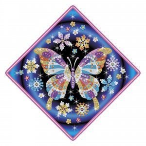 Pailletten-Kunst Schmetterling