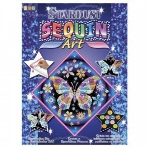 Pailletten-Kunst Schmetterling